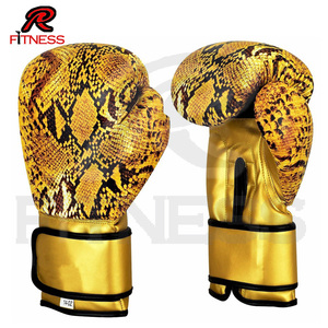 นวมชกมวยหนังแท้ PU / มวยไทย คิกบ็อกซิ่ง MMA ฝึกซ้อม สไตล์เม็กซิกัน กันลื่น ปิดแบบตีนตุ๊กแก RC Fitness Wear - Product Image 2