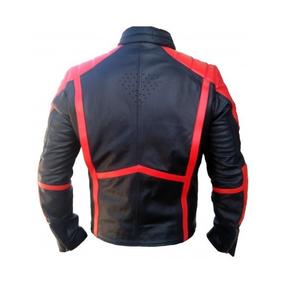 Veste en cuir de mouton avec fermeture à glissière, série Super Hero pour nouveaux Designs - Product Image 2