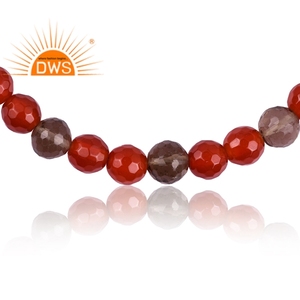 Pulsera de Cuarzo Ahumado Natural y Cornalina de Última Moda 2026 para Mujer, Fabricante de Joyería - Product Image 2