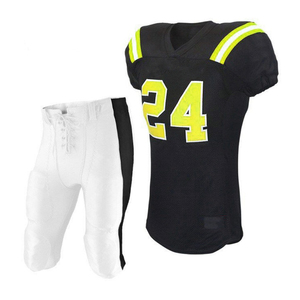 Nouvel arrivage d'uniformes de football américain pour hommes Ensembles respirants Prix raisonnable Impression numérique Logo personnalisé Nom d'équipe personnalisé Adultes - Product Image 1