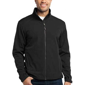 MENS <b>WORK</b> SOFT SHELL JACKET <b>FLEECE</b> LINED BREATHABLE BLACK SOFTSHELL JACKETS COAT - Product Image 1