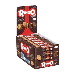 Bánh Quy Chứa Đầy Gói Gia Đình Ca Cao Gồm 6 Chiếc Pavesi Ringo Các Loại Bánh Quy Shortbread-Sản Xuất Tại Ý Pastry Sweet - Product Image 5