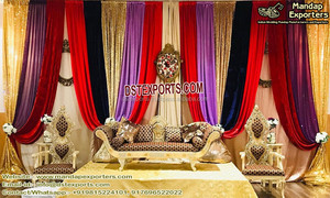 Conjunto de sofás de estilo francés para boda, conjunto de sofás de estilo inglés, para escenario, recién diseñado - Product Image 4