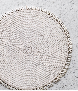 Cargadores de placa tejidos de ratán ligeros Vintage hechos a mano manteles individuales decoración duradera para el hogar de Vietnam para uso en mesa al por mayor - Product Image 2