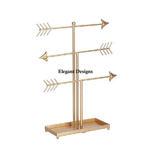 Asequible soporte de joyería de Metal de oro rosa clásico elegante tamaño personalizado hecho a mano soporte de lujo soporte de joyería de diseñador único - Product Image 4