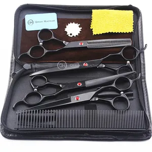 Scissors Set 4pcs 7 Inch Straight Scissors Sets For Pet Grooming And Grooming Professional Hair Salon Scissors