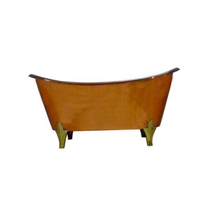 Tubo de baño moderno con revestimiento blanco con patas de metal, muebles de baño de lujo para baño, tubo de baño moderno de metal para Hotel Resort - Product Image 6