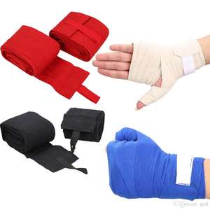 Équipement de boxe selon la demande du client par SKT # Bandes de maintien élastiques en coton 481, 180 pouces, personnalisées - Product Image 5