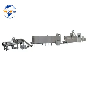 Hot selling tasty core filling puffed snack food puffed rice cake puff rice ball extruder machine