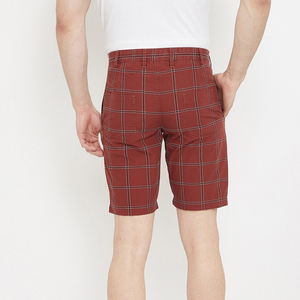 New Model Big Pocket Elastic Waist Half Short Purple Color Shorts Men Shorts Cargo Clothes Shorts - Product Image 4