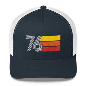 Casquette de camionneur à visière incurvée avec logo personnalisé, style snapback, 6 panneaux, profil moyen, respirante, extérieure, 100% coton CVC - Product Image 1