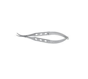 Stainless Steel Castroviejo Curved Scissors Blunt Tips <b>Titanium</b> - Product Image 2