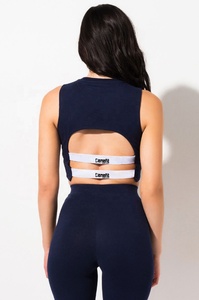 Haute qualité grande taille imprimer sans couture 2 pièces ensemble femmes taille haute Fitness Leggings et Push up haut de sport soutien-gorge vêtements de sport - Product Image 4