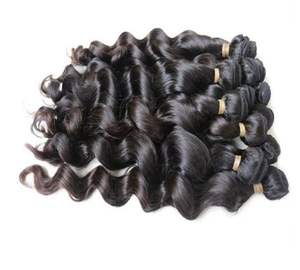 Máquina de cutícula Virgen sin procesar, extensiones de cabello humano de trama - Product Image 2