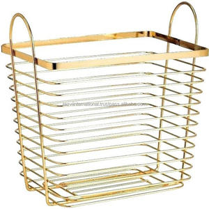 Panier de rangement de fruits plaqué cuivre - Product Image 4