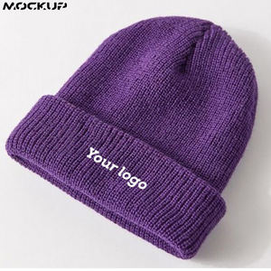Gorrito personalizado para hombre y mujer, 6 colores, para Primavera e invierno, logo personalizado, venta al por mayor - Product Image 6