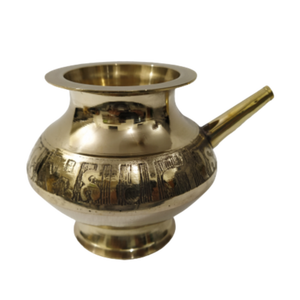 Olla Religiosa de Latón Karva Lota Karwa Chauth - Product Image 1