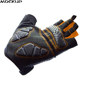 ถุงมือปั่นจักรยานครึ่งนิ้วสำหรับกีฬากลางแจ้งและอุปกรณ์ที่มีสไตล์สำหรับนักปั่นจักรยาน - Product Image 4