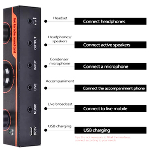 V9-PLUS con control remoto, <span class=keywords><strong>tarjeta</strong></span> <span class=keywords><strong>de</strong></span> <span class=keywords><strong>sonido</strong></span> Bluetooth, dispositivo <span class=keywords><strong>de</strong></span> transmisión en vivo, micrófono capacitivo para ordenador móvil disponible - Product Image 3