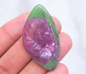 Piedra Preciosa de Zoisita Rosa Natural en Forma de Cabujón, 20-55mm, Precio al por Mayor para Decoración de Uñas - Product Image 2