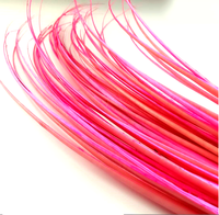60cm rose colonne vertébrale plume plumes d'autruche pour artisanat bricolage chapellerie chapeau course fascinateur chapeaux casque cheveux Costume accessoire