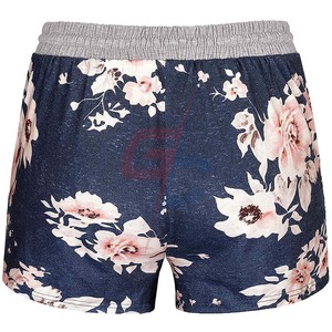 Cintura elástica suave salón pantalones casuales pantalones cortos de pijama con bolsillos/Fitness de pantalones cortos - Product Image 2