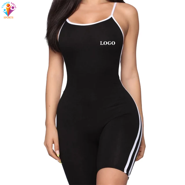 Women Sleeve Less Knee Length One Piece Suit / Women One Piece Suit