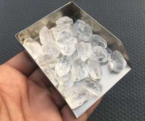 พลอยควอตซ์สีขาวธรรมชาติแบบหยาบ ไม่ผ่านการบำบัด ทรงดาว ขนาด 30-40 มม. สำหรับทำเครื่องประดับ ตัดด้วยมือ สวยงามอย่างยิ่ง - Product Image 5