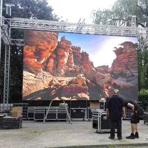 Pantalla LED de pared para publicidad, alta definición, grande, 4K, Ultra brillante, P6, P8, P10, impermeable, para exteriores