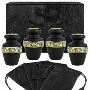 Urne moderne en métal de style américain Conception unique pour la crémation adulte Taille et forme personnalisées Fournitures funéraires - Product Image 4