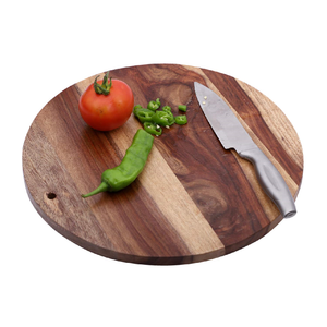 เขียงไม้อะคาเซียพร้อมเขียงทรงกลมอเนกประสงค์ - Product Image 1