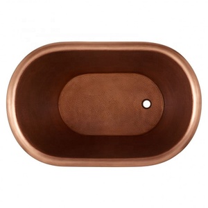 Baignoire de trempage sur pieds, baignoire en cuivre ANTIQUE sur pieds, petit coin - Product Image 2