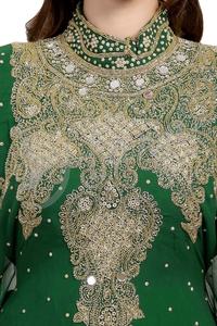 Ropa abaya de estilo Dubái para mujer, farasha, abaya larga, jalabiya, para mujer islámica, trabajo de piedra pesada, farasha - Product Image 4