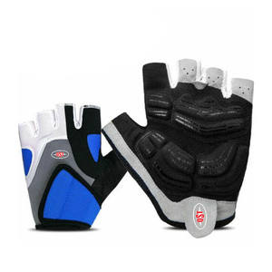 Guantes de Ciclismo de medio dedo personalizados de alta calidad Unisex guantes de montar antideslizantes sin dedos de cuero transpirable para deportes al aire libre - Product Image 6