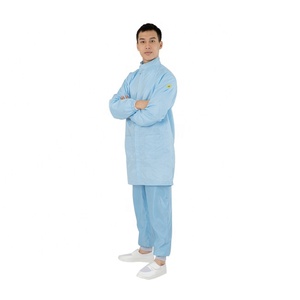 ขายร้อนที่กำหนดเองCleanroomป้องกันไฟฟ้าสถิตเสื้อผ้าEDSเสื้อผ้า - Product Image 2