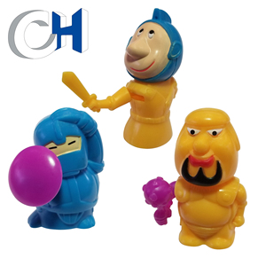 Mini figurita de caballero, juguete promocional, 50mm PP, huevo - Product Image 2
