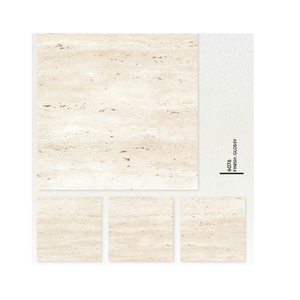 กระเบื้องปูพื้นลายไม้ 600*600 ดีไซน์ทันสมัย ลายไม้สีเข้ม กระเบื้องพอร์ซเลนผิวมัน จากผู้ผลิตในอินเดีย - Product Image 2