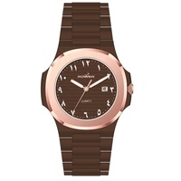 Montre en plastique polycarbonate imperméable à l'eau de tous types avec logo personnalisé