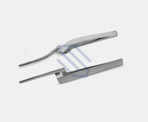 Pinces de papier articulées à fraise, Instrument chirurgical dentaire, droit et incurvé de 15cm, en acier inoxydable, CE - Product Image 1