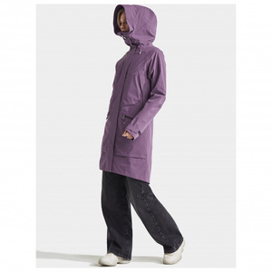 Vente en gros manteaux de mode pour hommes imperméable décontracté automne softshell veste extérieure femmes logo personnalisé - Product Image 4