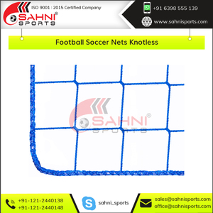 Filet de but de football ProGuard UV résistant aux intempéries, filet de but de football EliteKnot tressé en PP, filet de football AeroShield sans nœuds - Product Image 2
