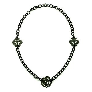 Collier unisexe en corne de buffle écologique, couleur naturelle, chaîne à maillons mignonne pour les anniversaires, cadeaux, vente flash 2026 - Product Image 1