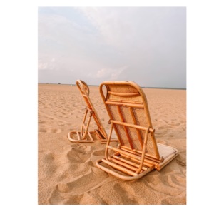 มาใหม่2022พรีเมี่ยมหวายเก้าอี้ชายหาดสำหรับปิกนิกปาร์ตี้ชายหาดตั้งแคมป์ที่มีราคาถูกที่กำหนดเองขนาดโลโก้ - Product Image 5