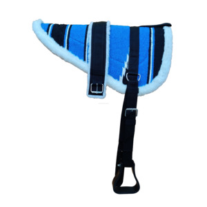 Almohadilla a pelo de algodón oscuro de alta calidad Y & Z, almohadillas para SILLÍN y estribos de nuevo diseño, suministro de Equistrain para montar - Product Image 1