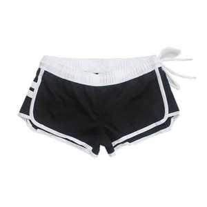 2022 OEM Customized <b>Women's</b> Casual Beach <b>Shorts</b> Canvas Waterproof Anti-Wrinkle Quick Dry Solid Pattern Elastic Waist Closure - Product Image 3