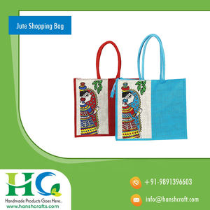 2024 Best New Eco-friendly Biodegradable <b>Jute</b> Carry <b>Bag</b> Handmade Multipurpose Zip Handle Top Sales in India for Promotions - Product Image 2