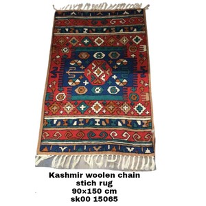 World Famous Traditional Kashmir Woolen Chain Stich <b>Carpets</b> and Rugs Hand Made High Quality Rugs - Product Image 2