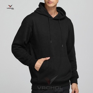 Pull-over à capuche en coton coupe ajustée unisexe de haute qualité Sport Fitness Design OEM vente en gros Logo personnalisé imprimé anti-rétrécissement - Product Image 1