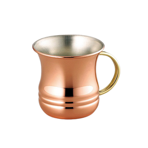 Tasse à jus d'eau en cuivre de la plus grande qualité Tasse à jus d'eau de forme ronde de taille personnalisée Tasse à mule de Moscou pour les meilleures ventes - Product Image 5