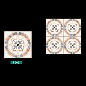 Borde negro con baldosas de porcelana de aspecto vitrificado de color blanco 40x40cm - Product Image 5